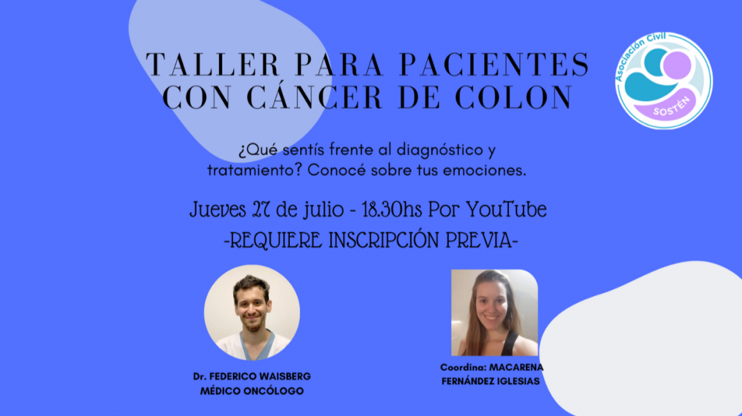 Taller para Pacientes con Cáncer de Colon